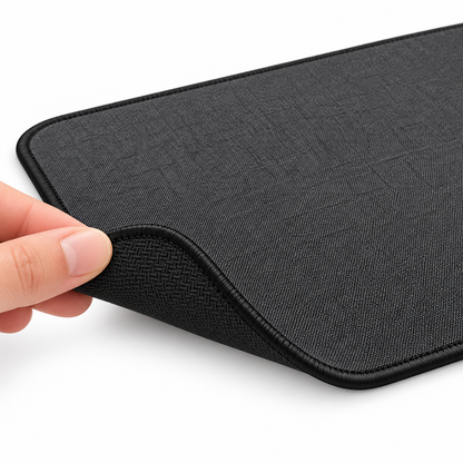🖱️ Minimalist Black Mouse Pad | Desk Accessories | Home Office & Computer Setup