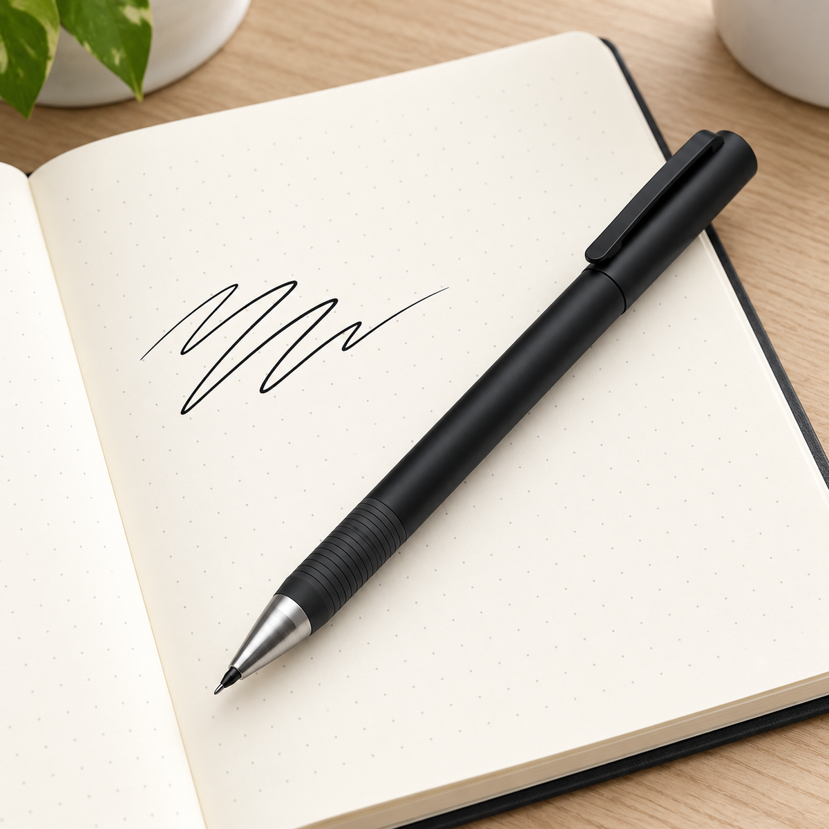 ✒️ Minimalist Black Mechanical Pencil | Fine Writing | Office, Study & Sketching