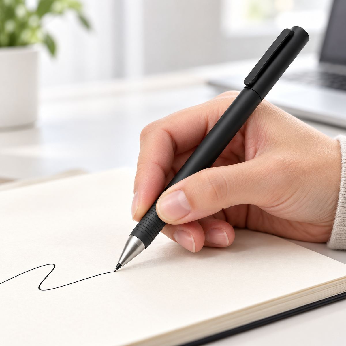 ✒️ Minimalist Black Mechanical Pencil | Fine Writing | Office, Study & Sketching