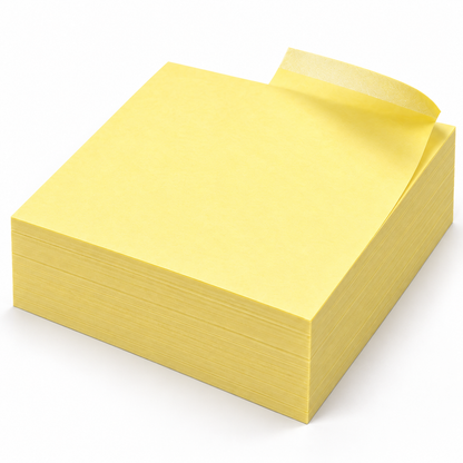 🟨 Yellow Sticky Notes | Quick Reminders | Office, Study & Daily Planning