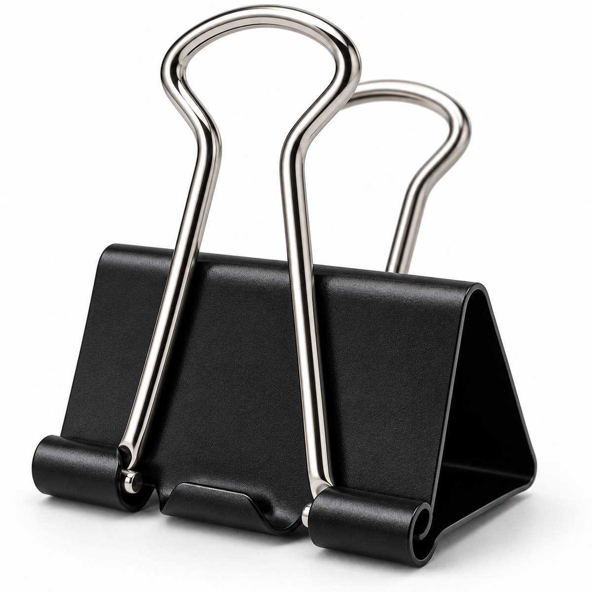 🗂️ Black Binder Clips | Document Organization | Everyday Office & School Supplies