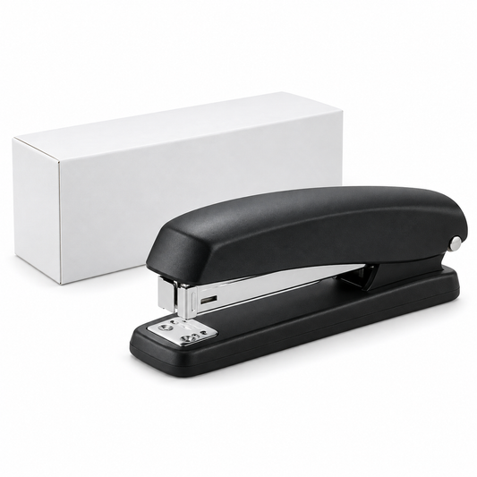 🔩 Black Stapler | Everyday Office Essential | Simple & Efficient Paper Binding