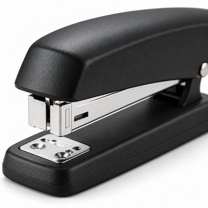 🔩 Black Stapler | Everyday Office Essential | Simple & Efficient Paper Binding