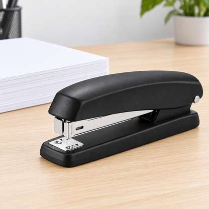 🔩 Black Stapler | Everyday Office Essential | Simple & Efficient Paper Binding