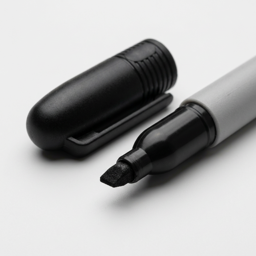 🖊️ Gray & Black Marker Pen | Everyday Writing | Office, Study & Creative Notes