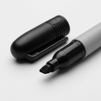 🖊️ Gray & Black Marker Pen | Everyday Writing | Office, Study & Creative Notes