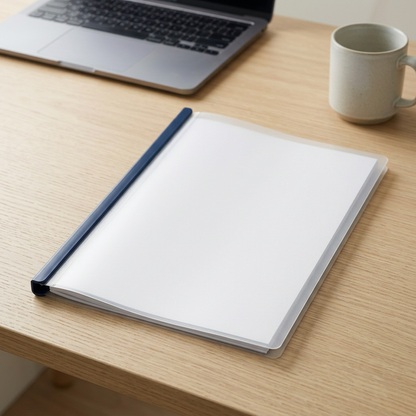 📄 Clear Document Folder | Minimalist Office Organization | Everyday File Storage