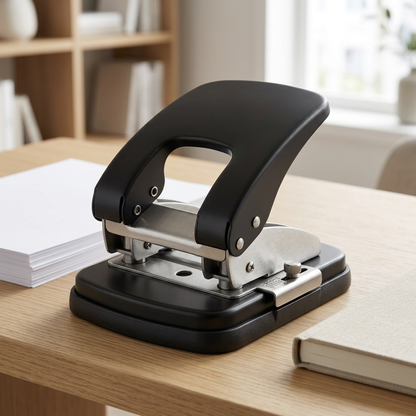 📚 Heavy-Duty Metal Hole Punch | Precise Paper Punching | Organized Filing