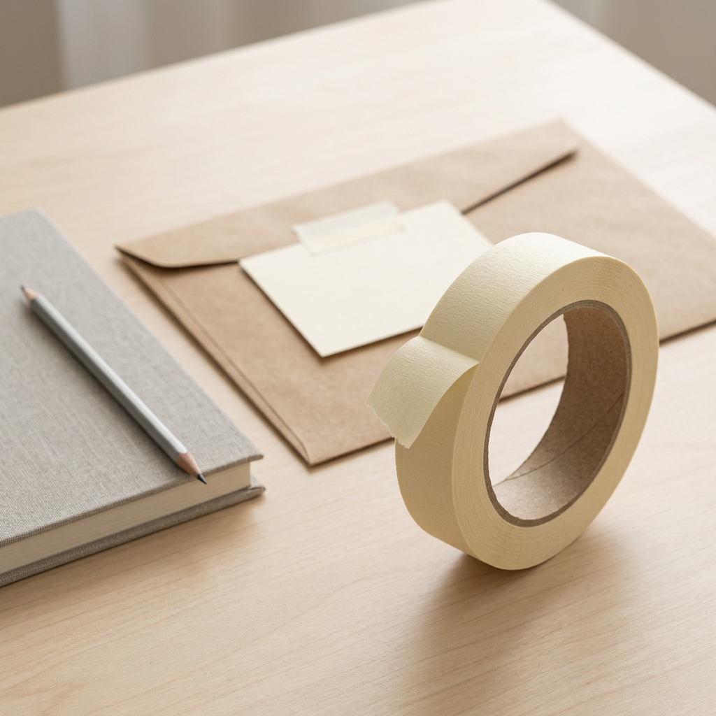 ✨ Beige Masking Tape | Easy to Use | Made for Crafts and Everyday Projects