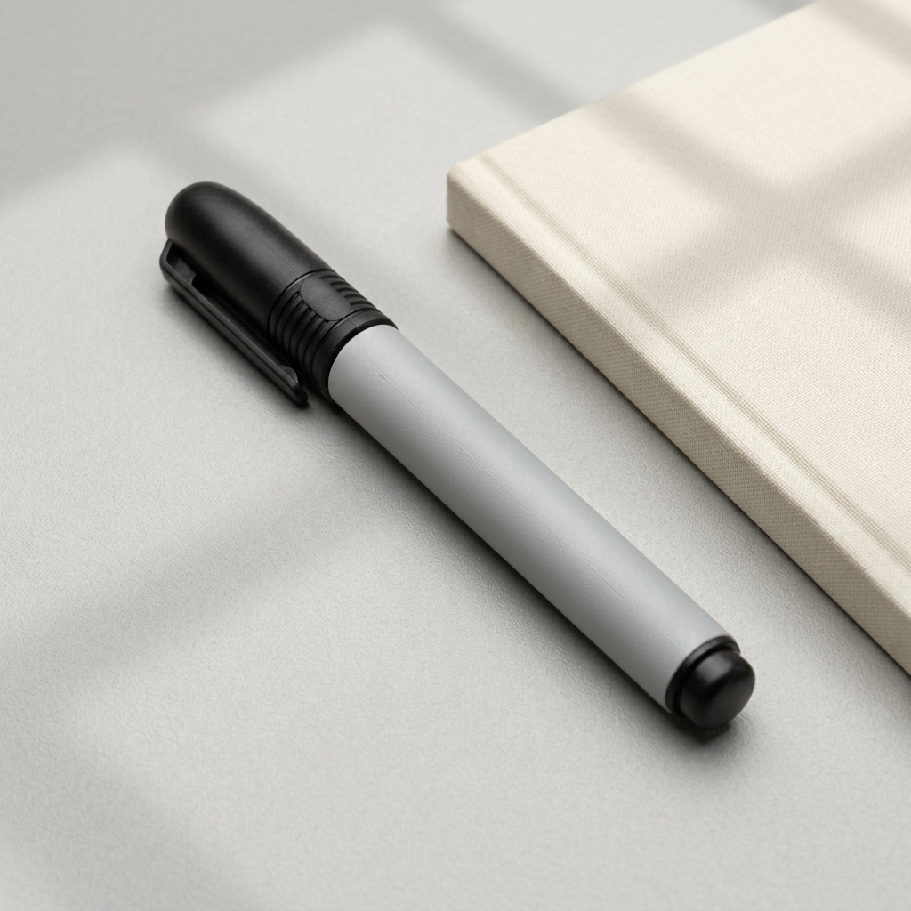 🖊️ Gray & Black Marker Pen | Everyday Writing | Office, Study & Creative Notes