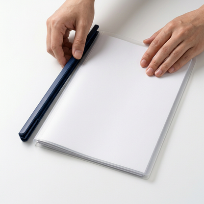 📄 Clear Document Folder | Minimalist Office Organization | Everyday File Storage