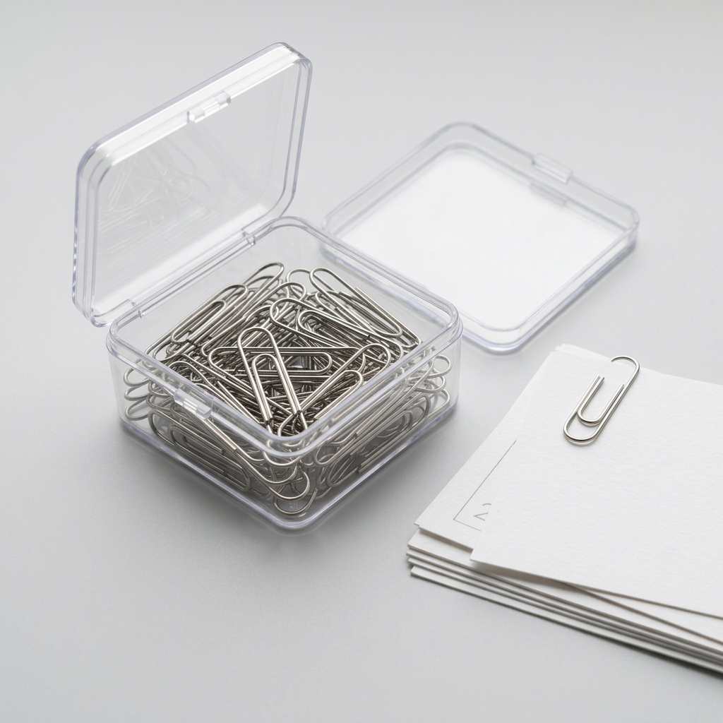 📎 Metal Paper Clips | Document Organization | Everyday Office & School Supplies