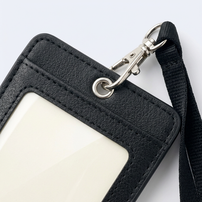 🪪 Vertical ID Badge Holder with Lanyard | Simple, Convenient & Professional