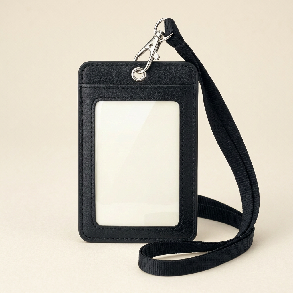 🪪 Vertical ID Badge Holder with Lanyard | Simple, Convenient & Professional