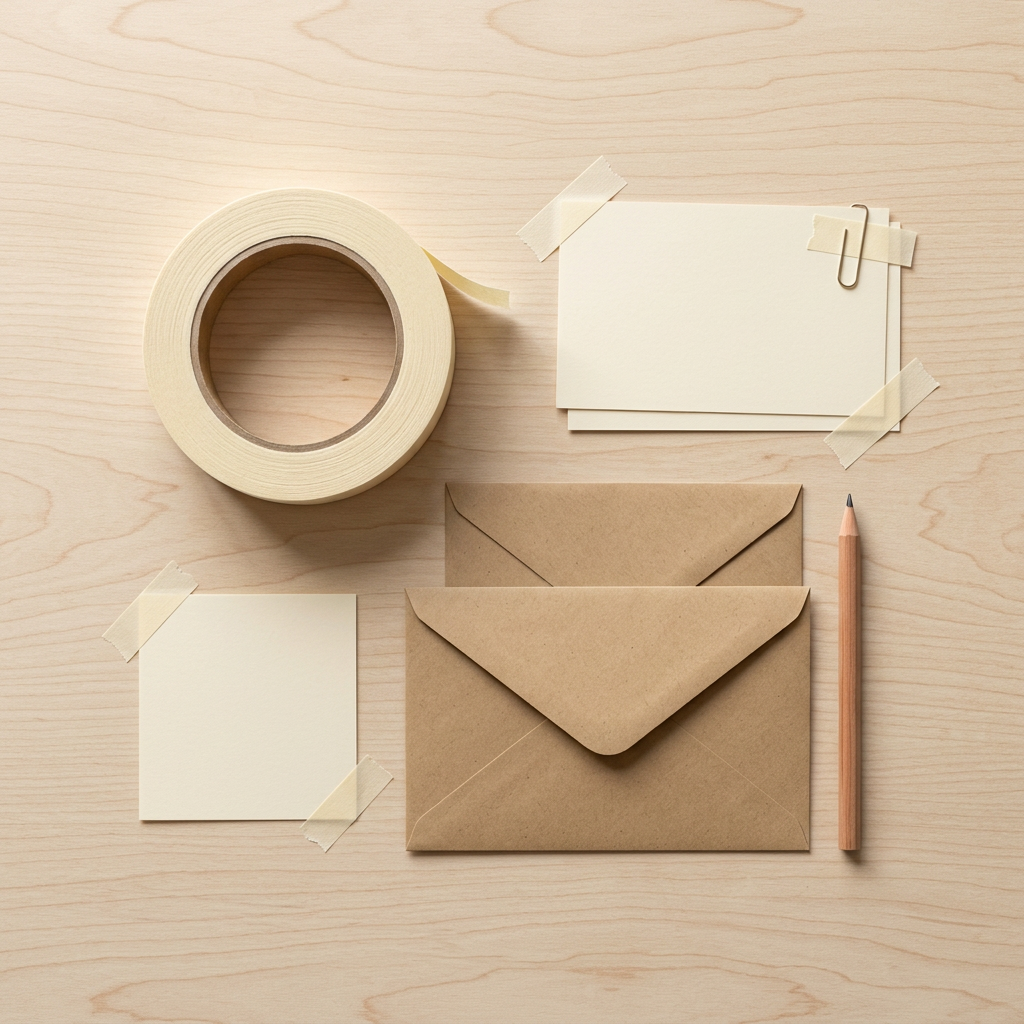 ✨ Beige Masking Tape | Easy to Use | Made for Crafts and Everyday Projects