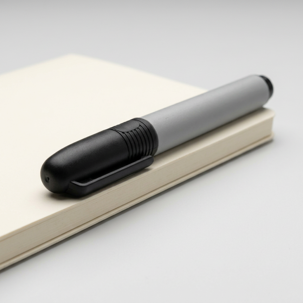 🖊️ Gray & Black Marker Pen | Everyday Writing | Office, Study & Creative Notes