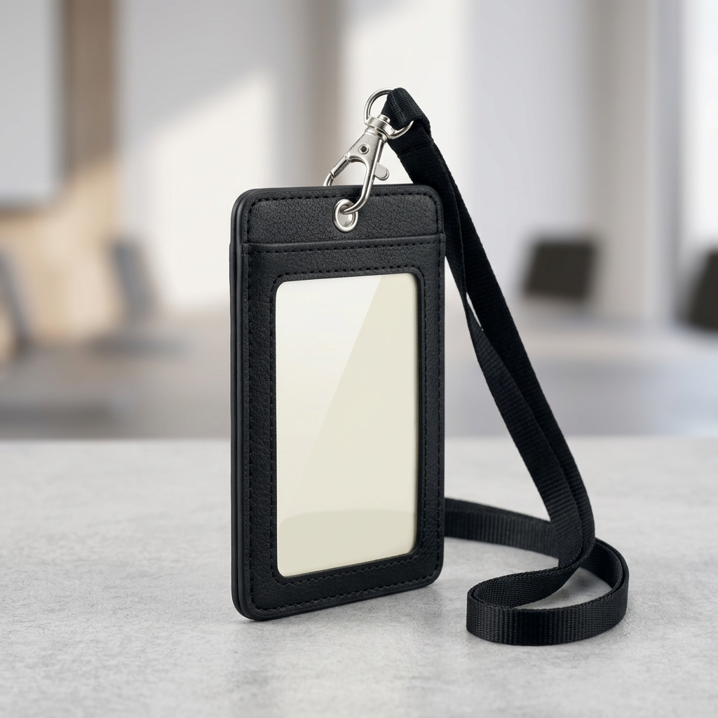 🪪 Vertical ID Badge Holder with Lanyard | Simple, Convenient & Professional