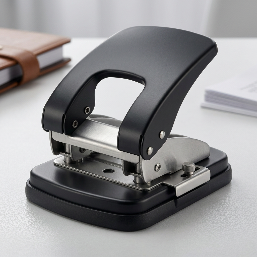 📚 Heavy-Duty Metal Hole Punch | Precise Paper Punching | Organized Filing