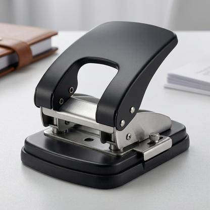 📚 Heavy-Duty Metal Hole Punch | Precise Paper Punching | Organized Filing