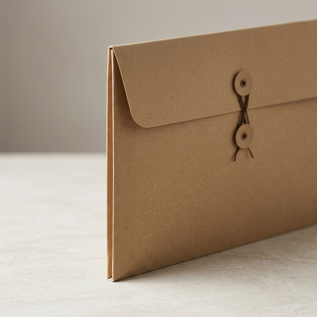 ✉️ Kraft Paper Document Envelope | Vintage Style | Office & File Organization