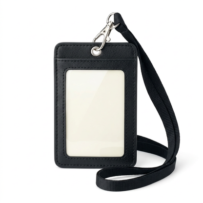 🪪 Vertical ID Badge Holder with Lanyard | Simple, Convenient & Professional