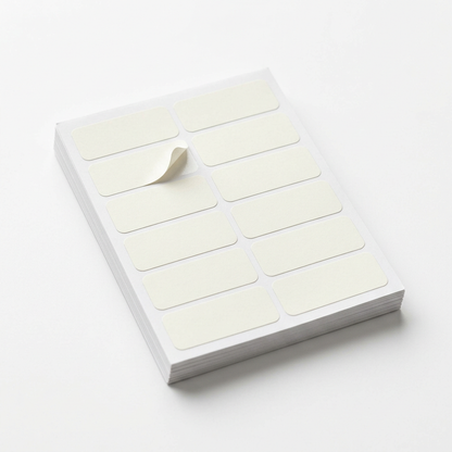 🏷️ Blank Adhesive Labels | Easy Organization | Simple Solutions for Everyday Sorting