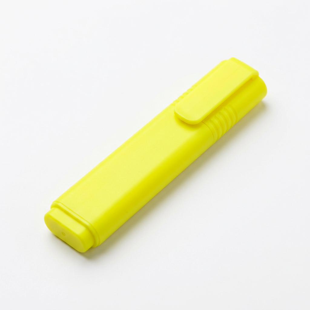 🖍️ Neon Yellow Highlighter | Bold Marking | Study, Office & Note Organization
