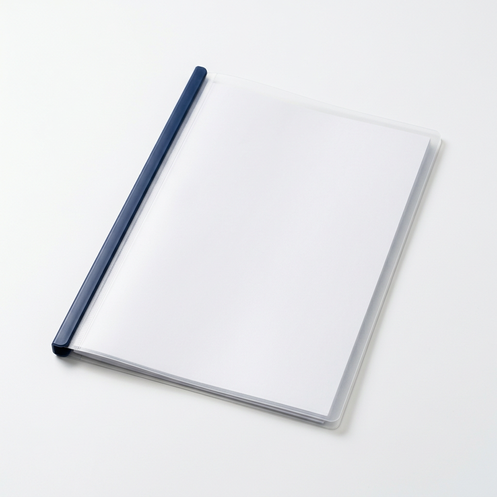 📄 Clear Document Folder | Minimalist Office Organization | Everyday File Storage